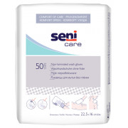 Seni / Сени - рукавицы для мытья (без водонепроницаемой плёнки), 50 шт.
